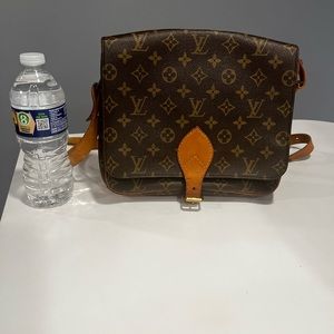 Louis Vuitton Monogram Cartouchiere GM Shoulder Cross Body Bag